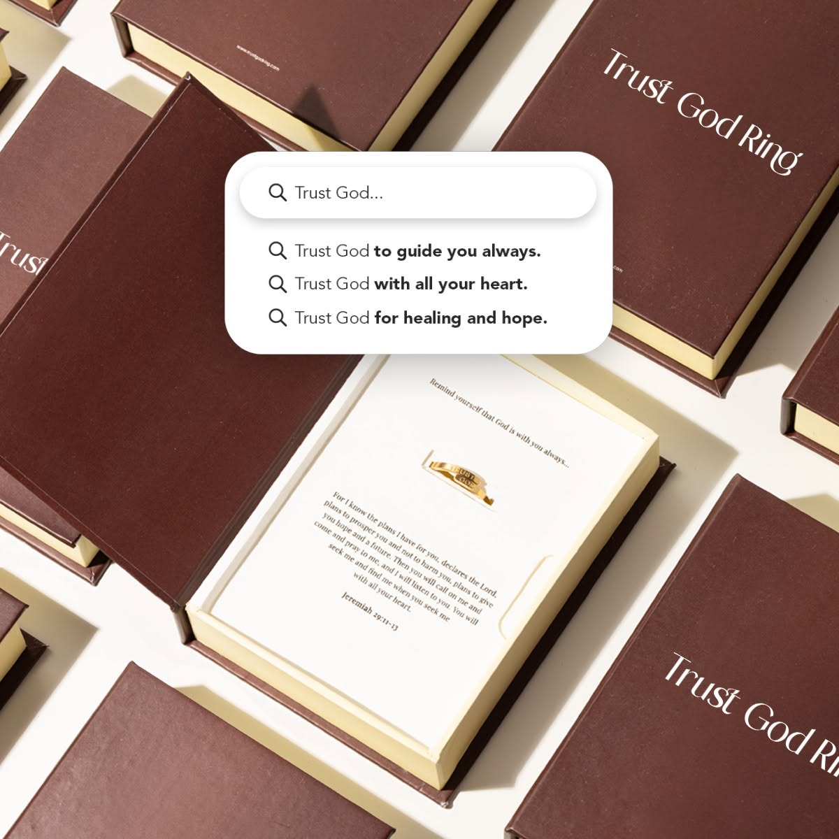 Trust God Ring [ Buy 1 Take 1 ] Limited Time Only