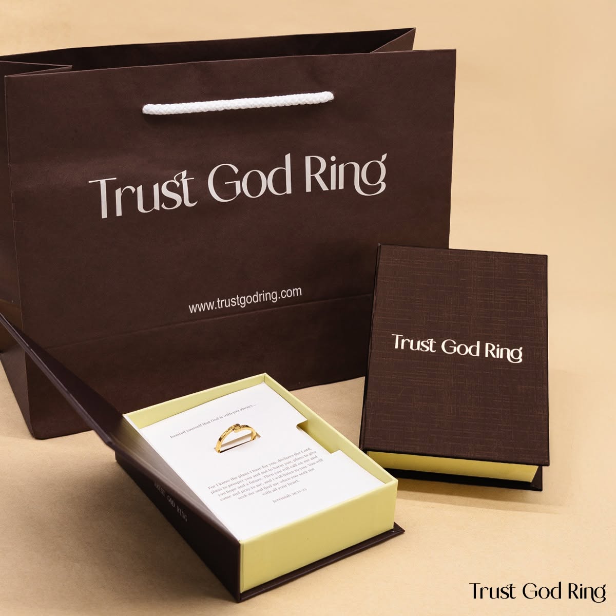 Trust God Ring [ Buy 1 Take 1 ] Limited Time Only