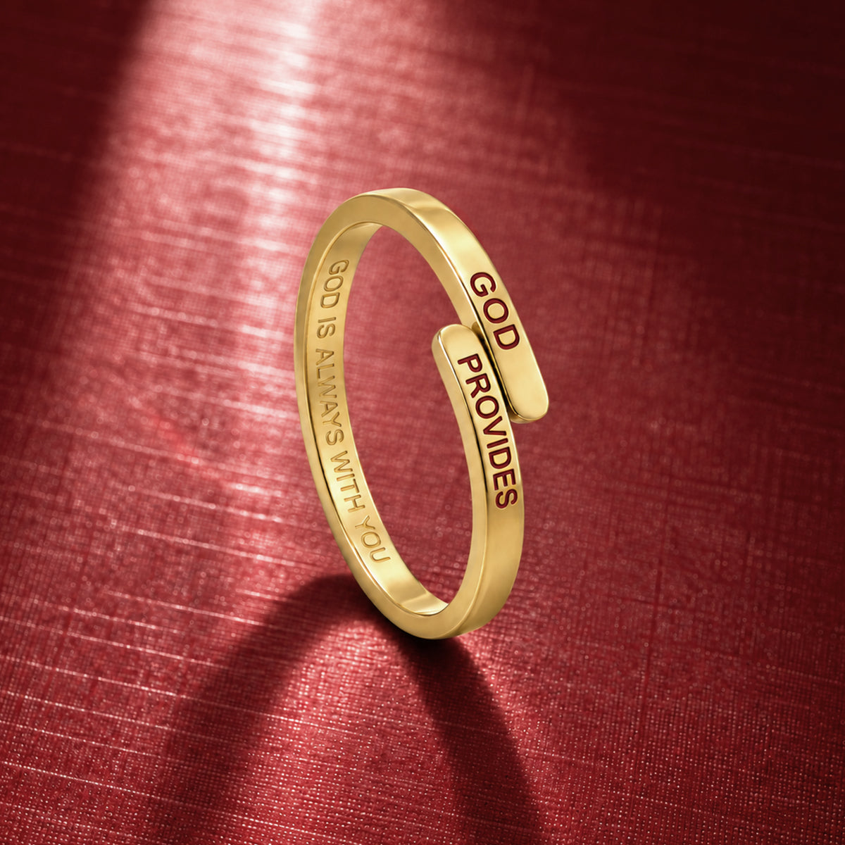 Gold God Provides Ring (Adjustable size)