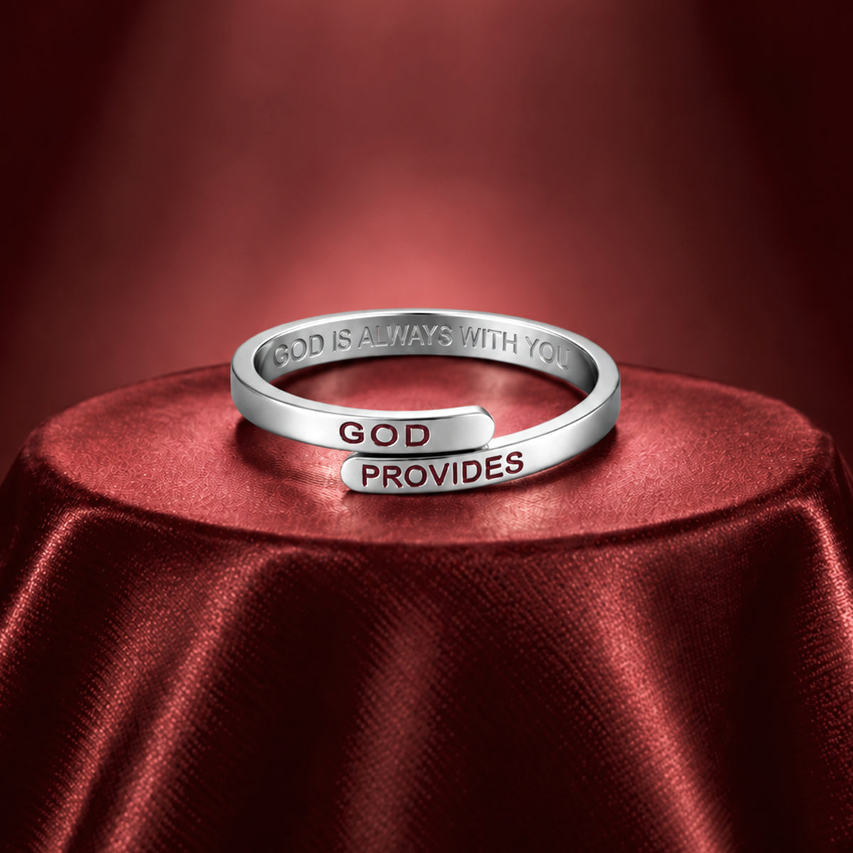 Silver God Provides Ring (Adjustable size)