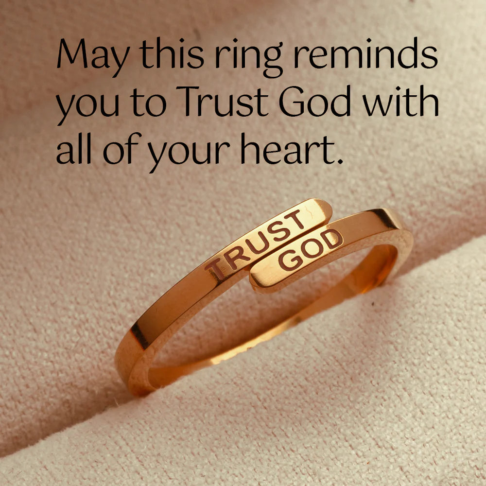 Trust God Ring [ Buy 1 Take 1 ] Limited Time Only