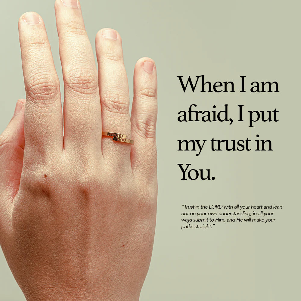 Trust God Ring [ Buy 1 Take 1 ] Limited Time Only